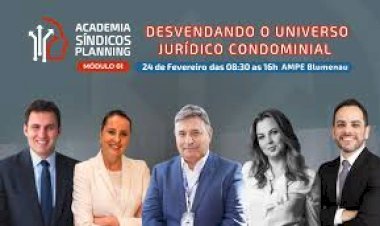 Evento gratuito para Síndicos e Administradoras: conheça a Universo Jurídico Condominial